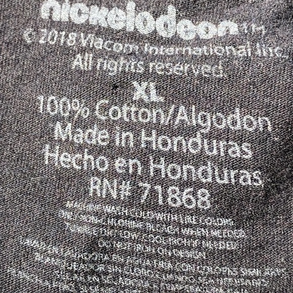 Nickelodeon T Shirt Mens XL 90’s Group 3D Movie Throwback Black Rugrats - Picture 4 of 7